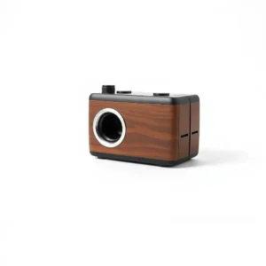 AquaMorrow Dual Outlet Aquarium Air Pump Up to 80L, professional studio product photo on a white background.