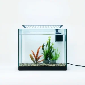 BlueCurrent Daylight Aquarium LED Light 20–35L, professional studio product photo on a white background.