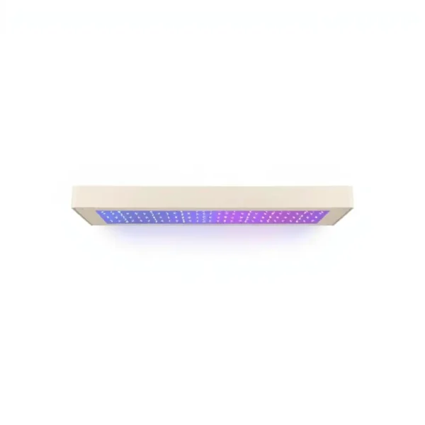 ReefLumen Programmable RGB Aquarium LED Light 90–120L, professional studio product photo on a white background.