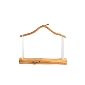 Skyseed Manzanita Wood Bird Perch Medium to Large, professional studio product photo on a white background.