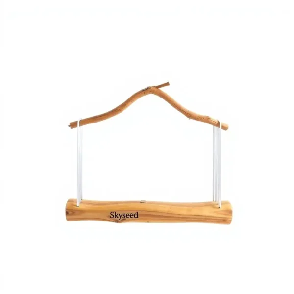 Skyseed Manzanita Wood Bird Perch Medium to Large, professional studio product photo on a white background.