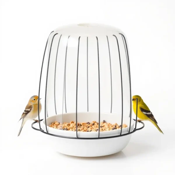 Skyseed Seed Cup Bird Feeder 150ml, professional studio product photo on a white background.