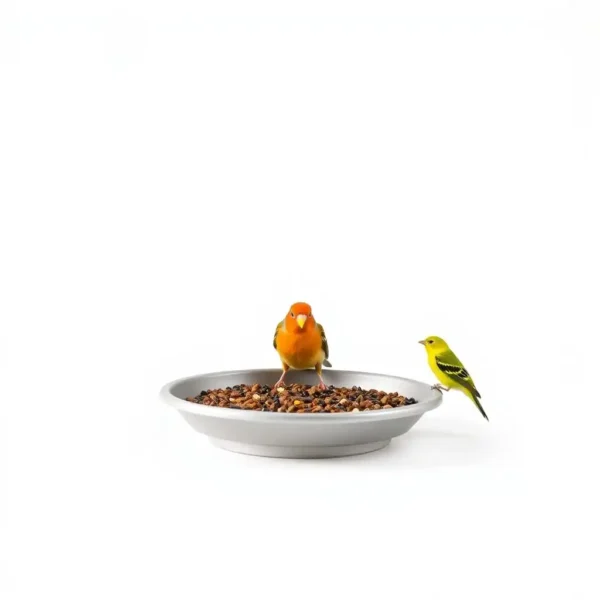 FeatherFern Foraging Tray Bird Feeder 250ml, professional studio product photo on a white background.