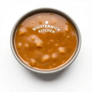 Whiskerwick Kitchen Dog Chicken in Gravy Adult Wet Food 85g, professional studio product photo on a white background.
