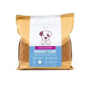 Pawberry Pantry Dog Weight Care Adult Special Diet Food 2kg, professional studio product photo on a white background.