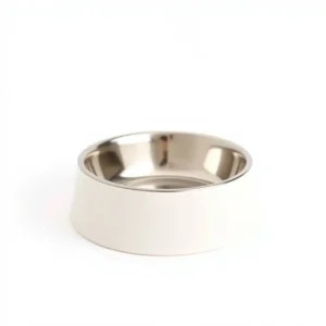 TinkerTail Stainless Steel Food Bowl 450ml, professional studio product photo on a white background.