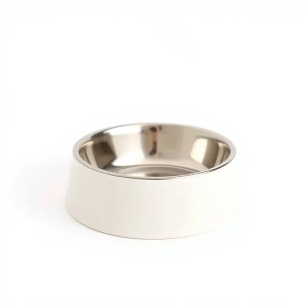 TinkerTail Stainless Steel Food Bowl 450ml, professional studio product photo on a white background.