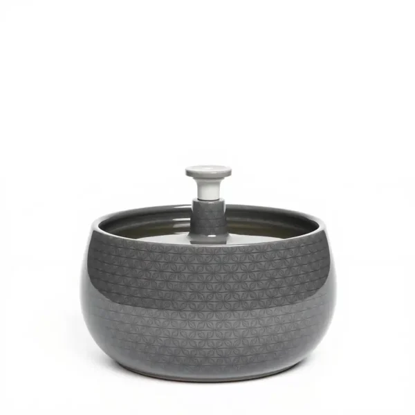 TinkerTail 2.5L Pet Water Fountain Ceramic, professional studio product photo on a white background.