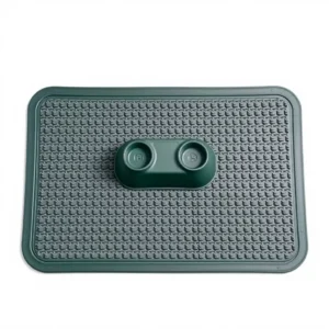 Harbour Hound Natural Rubber Feeding Mat 45 × 30cm, professional studio product photo on a white background.