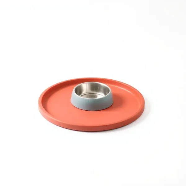 NimbleNest Food-Grade Silicone Feeding Mat 55 × 38cm, professional studio product photo on a white background.