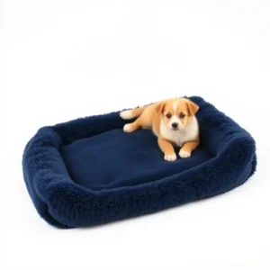 CosyBurrow Fleece Pet Resting Mat 70 × 50cm, professional studio product photo on a white background.