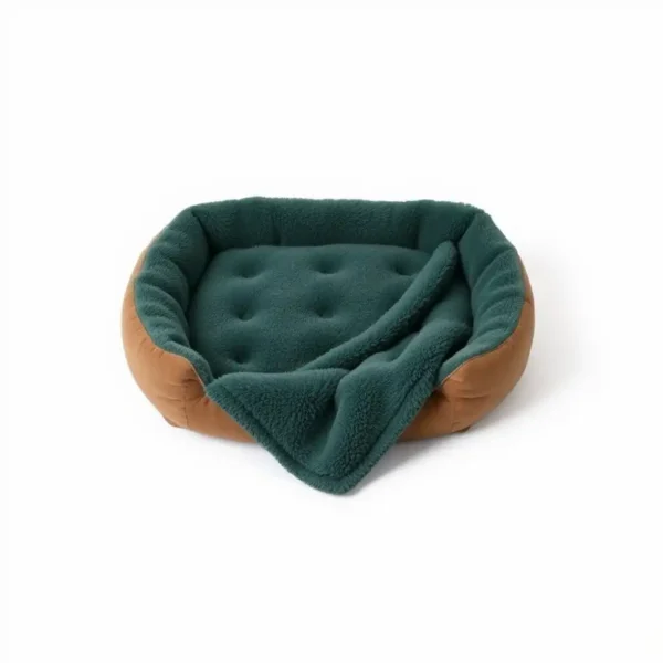 CosyBurrow Cotton Fleece Pet Blanket 70 × 50cm, professional studio product photo on a white background.