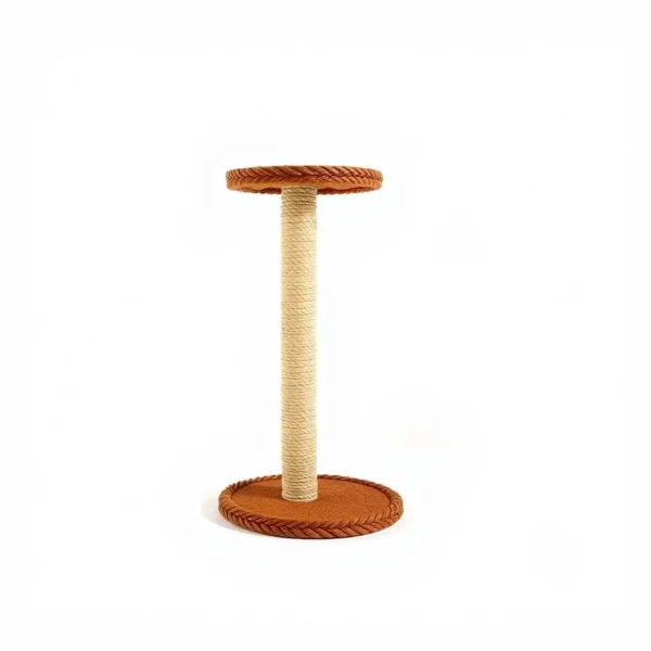 CosyBurrow Jute Rope Cat Scratching Post 55cm, professional studio product photo on a white background.