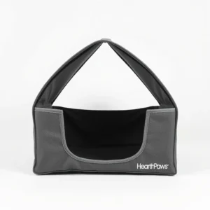 HearthPaws Coated Canvas Pet House Medium, professional studio product photo on a white background.