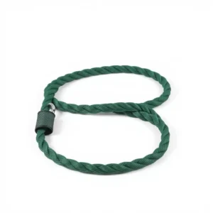 NimbleNest Braided Rope Dog Training Lead 10m, professional studio product photo on a white background.