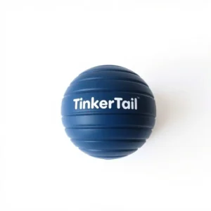 TinkerTail Bouncy Rubber Pet Ball 5cm, professional studio product photo on a white background.