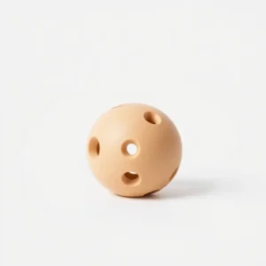 NimbleNest Treat-Dispensing Pet Ball 6cm, professional studio product photo on a white background.
