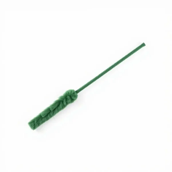 Playfern Fleece Tail Cat Teaser Wand 70cm, professional studio product photo on a white background.