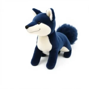 TinkerTail Squeaky Fox Pet Plush Toy 20cm, professional studio product photo on a white background.