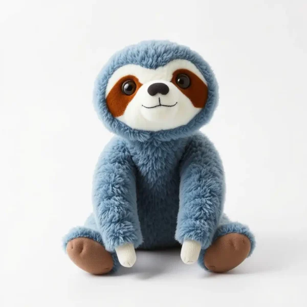 Playfern Soft Sloth Pet Plush Toy 28cm, professional studio product photo on a white background.