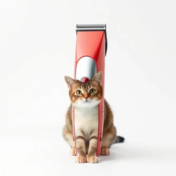SoftPaw Studio Low-Noise Full Coat Pet Hair Trimmer 40mm, professional studio product photo on a white background.