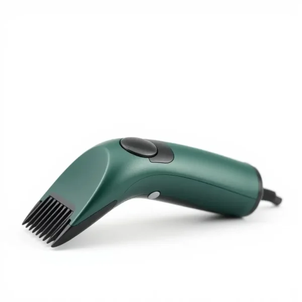 SoftPaw Studio Water-Resistant Pet Hair Trimmer 35mm, professional studio product photo on a white background.