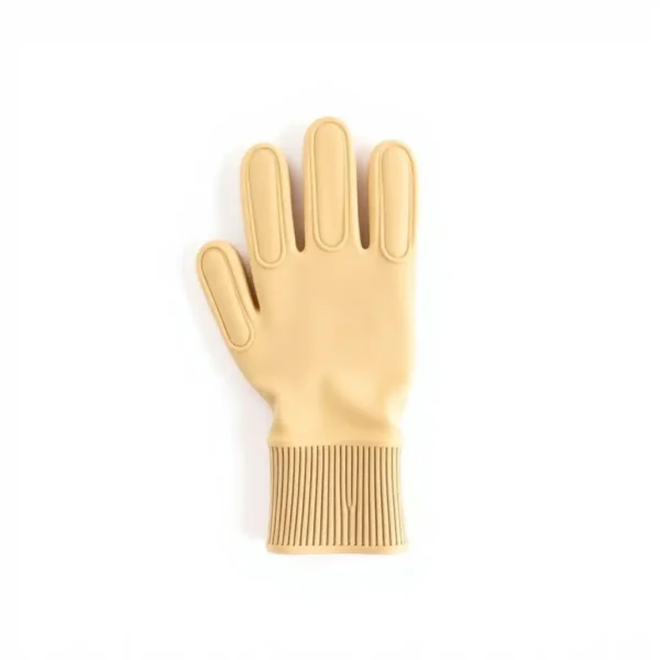 GentleGrove Natural Rubber Grooming Glove Large, professional studio product photo on a white background.