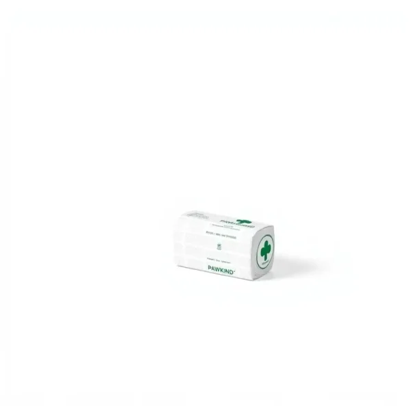 PawKind Self-Adhesive Wrap Pet First-Aid Item 5cm × 4.5m, professional studio product photo on a white background.