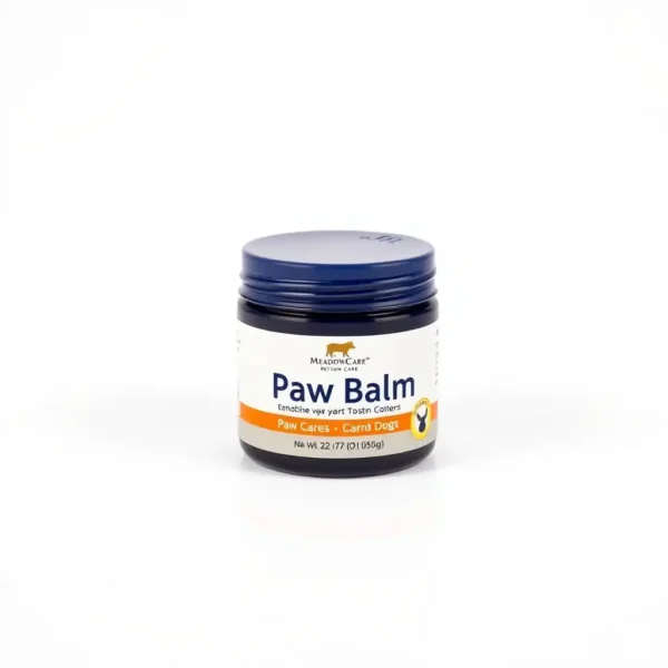 MeadowCare Paw Balm Pet Skin Care 50g, professional studio product photo on a white background.
