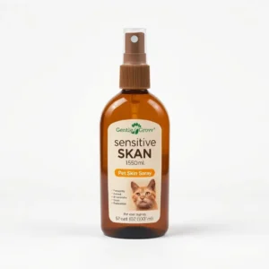 GentleGrove Sensitive Skin Spray Pet Skin Care 150ml, professional studio product photo on a white background.