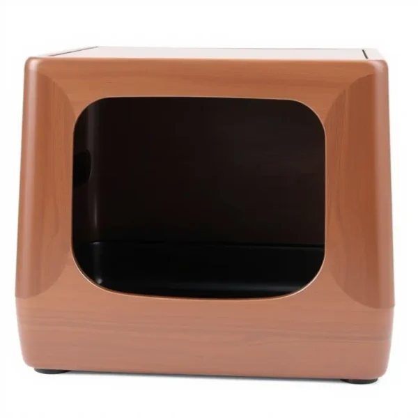 FreshNest High-Sided Cat Litter Box Medium, professional studio product photo on a white background.