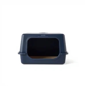 Purelily Pet Care Covered Cat Litter Box Large, professional studio product photo on a white background.