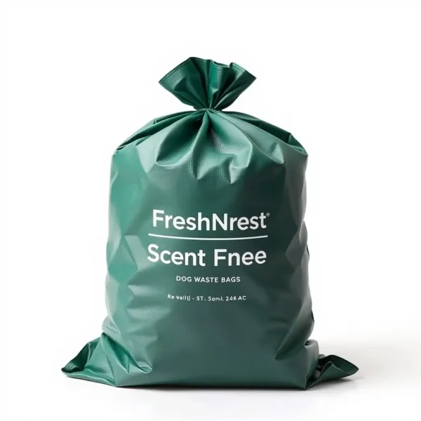 FreshNest Scent-Free Dog Waste Bag 90 bags, professional studio product photo on a white background.