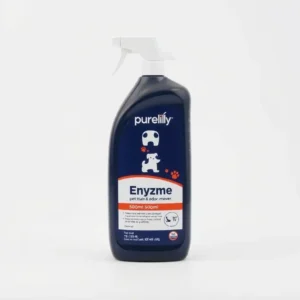 Purelily Pet Care Enzyme Pet Stain & Odour Remover 500ml, professional studio product photo on a white background.