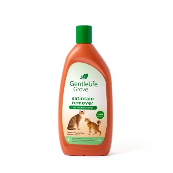 GentleGrove Fragrance-Free Pet Stain & Odour Remover 750ml, professional studio product photo on a white background.