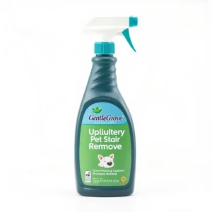GentleGrove Upholstery Pet Stain & Odour Remover 500ml, professional studio product photo on a white background.