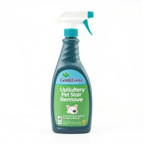 GentleGrove Upholstery Pet Stain & Odour Remover 500ml, professional studio product photo on a white background.