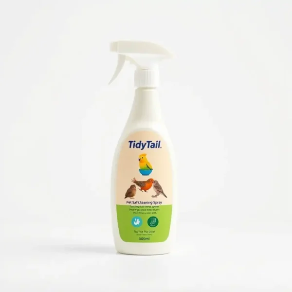 TidyTail Toy & Bowl Pet-Safe Cleaning Spray 500ml, professional studio product photo on a white background.