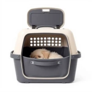 NimbleNest Top-Load Pet Carrier Small, professional studio product photo on a white background.