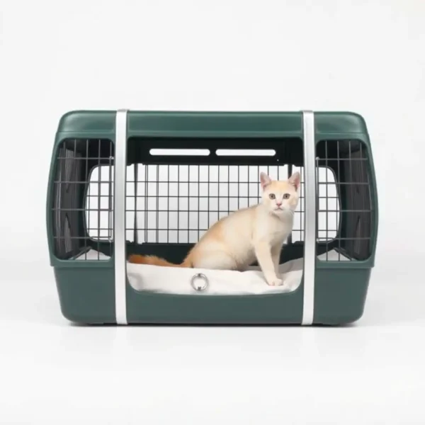 NimbleNest Aluminium Frame Travel Crate 71cm, professional studio product photo on a white background.