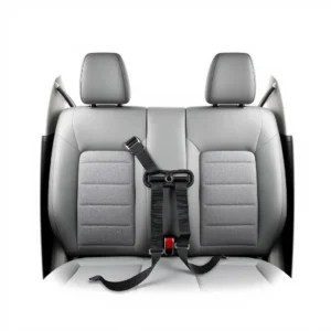 Harbour Hound Dual Tether Dog Seat-Belt Attachment 40–65cm, professional studio product photo on a white background.
