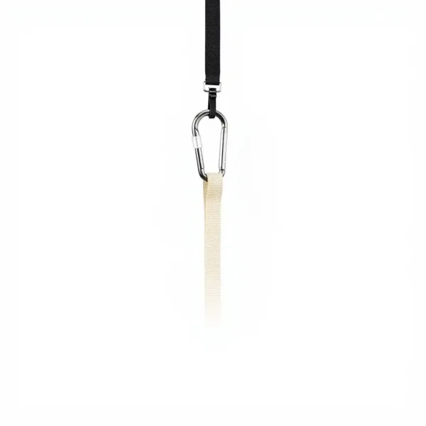 TrailPaws Carabiner Tether Dog Seat-Belt Attachment 55–85cm, professional studio product photo on a white background.