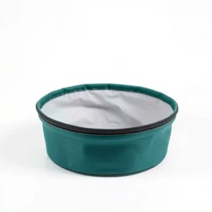 TrailPaws Waterproof Fabric Collapsible Travel Bowl 500ml, professional studio product photo on a white background.