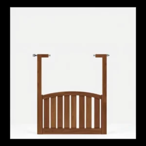 TrailPaws Freestanding Pet Safety Gate 90cm, professional studio product photo on a white background.