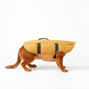 NimbleNest Lightweight Dog Life Jacket 55–75cm, professional studio product photo on a white background.