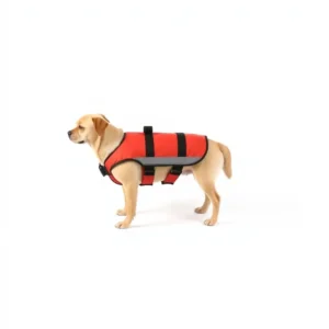 RoamTail Reflective Dog Life Jacket 30–40cm, professional studio product photo on a white background.