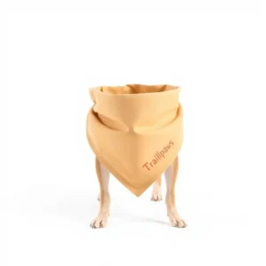 TrailPaws Cooling Fabric Pet Bandana 35–50cm, professional studio product photo on a white background.