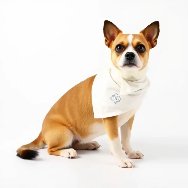 Harbour Hound Soft Jersey Pet Bandana 18–28cm, professional studio product photo on a white background.