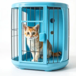 TinkerTail Cage Charm Pet Accessory Sky Blue, professional studio product photo on a white background.