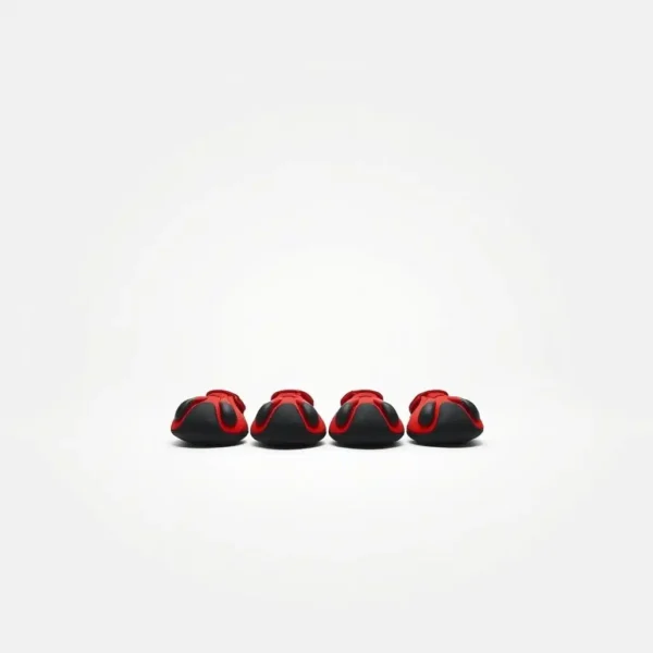 TinkerTail Neoprene Dog Paw Shoe Set XL, professional studio product photo on a white background.